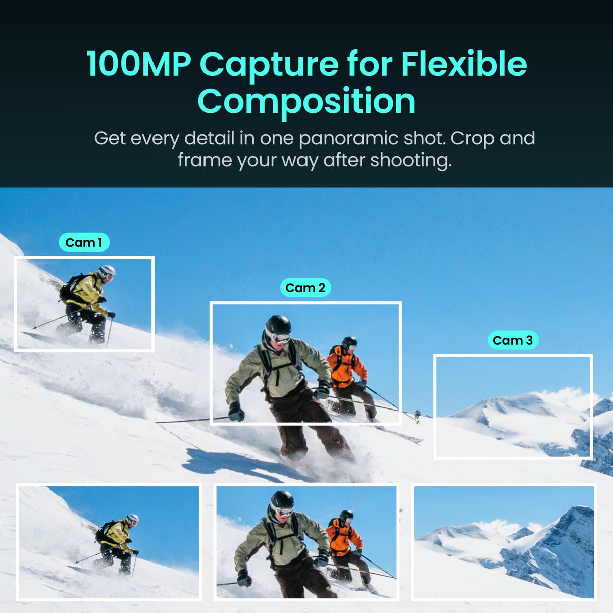 Xtra Sphra360 8K Panoramic Video Action Camera with 105GB Built-in Storage