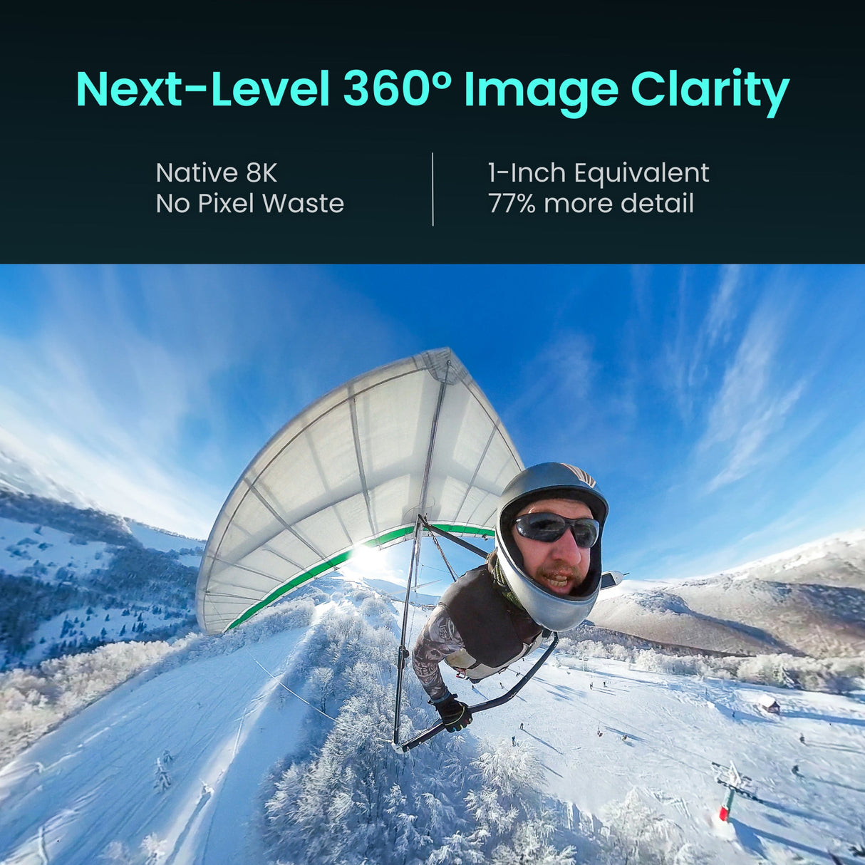 Xtra Sphra360 8K Panoramic Video Action Camera with 105GB Built-in Storage