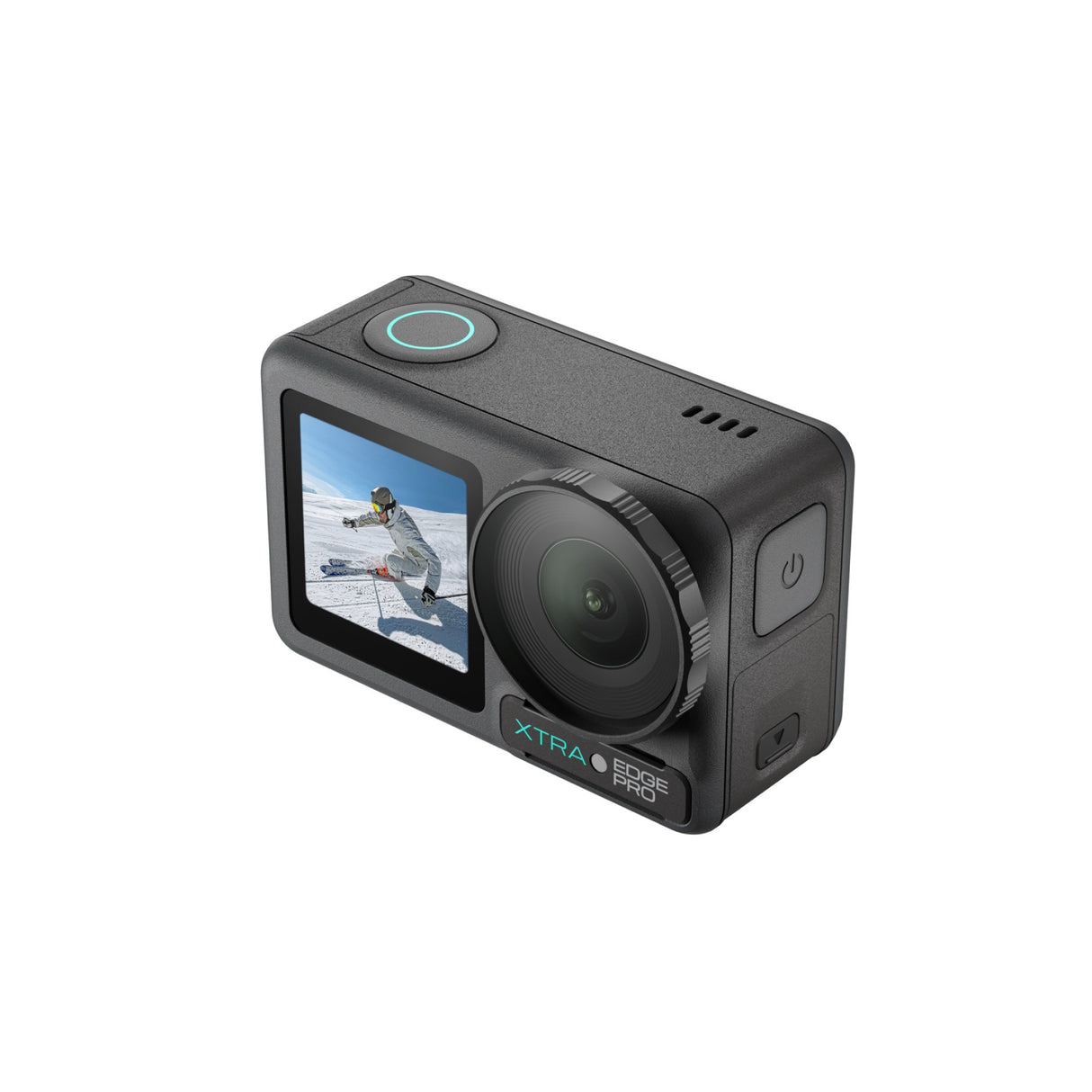 Xtra Edge Waterproof Action Camera with 4K Video Resolution and Dual Screens