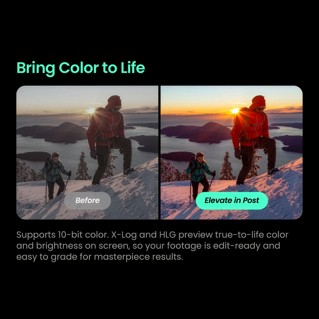 Xtra Edge Waterproof Action Camera with 4K Video Resolution and Dual Screens