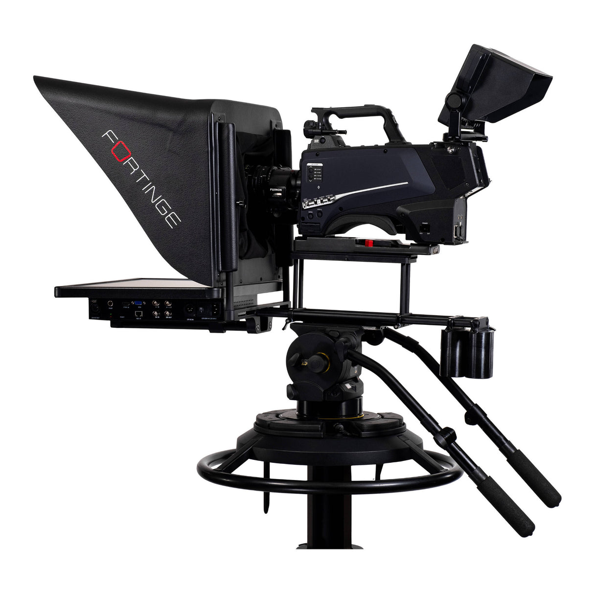 Fortinge 17 Inch Studio Prompter Set with HDMI BNC VGA and SDI (High Brightness)