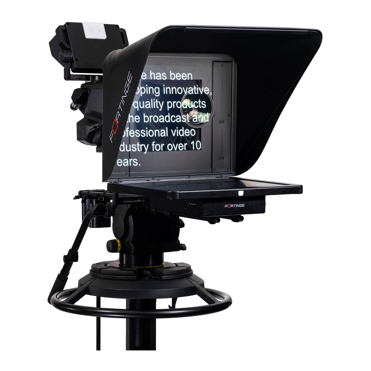 Fortinge 17 Inch Studio Prompter Set with HDMI BNC VGA and SDI (High Brightness)