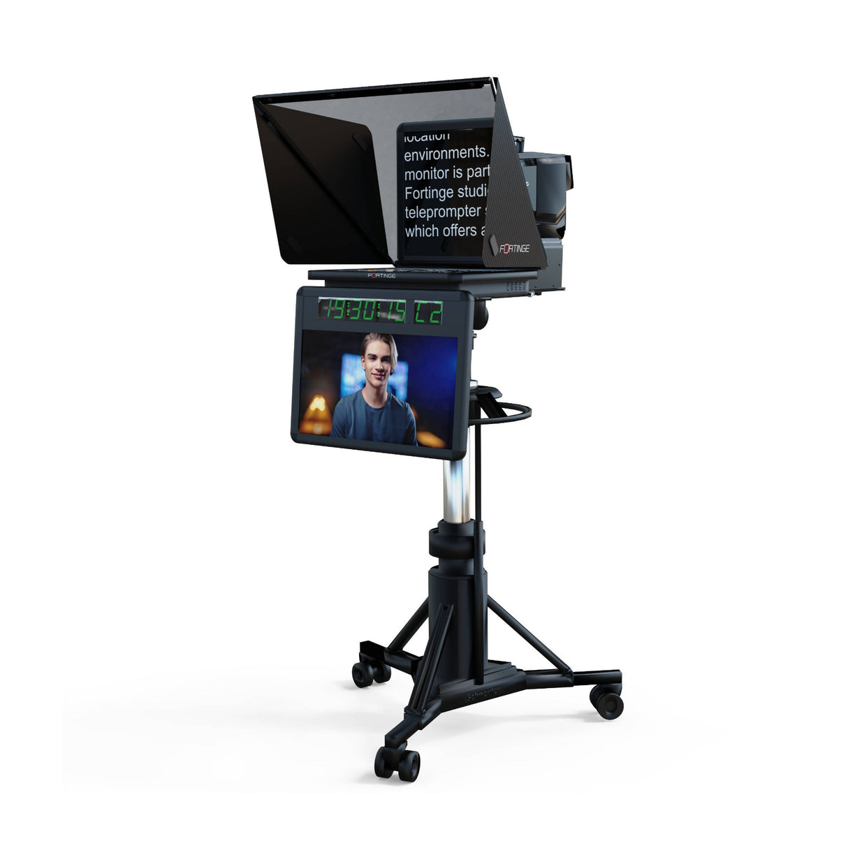 Fortinge Vega 17-Inch Studio Teleprompter System for ENG/Studio Cameras