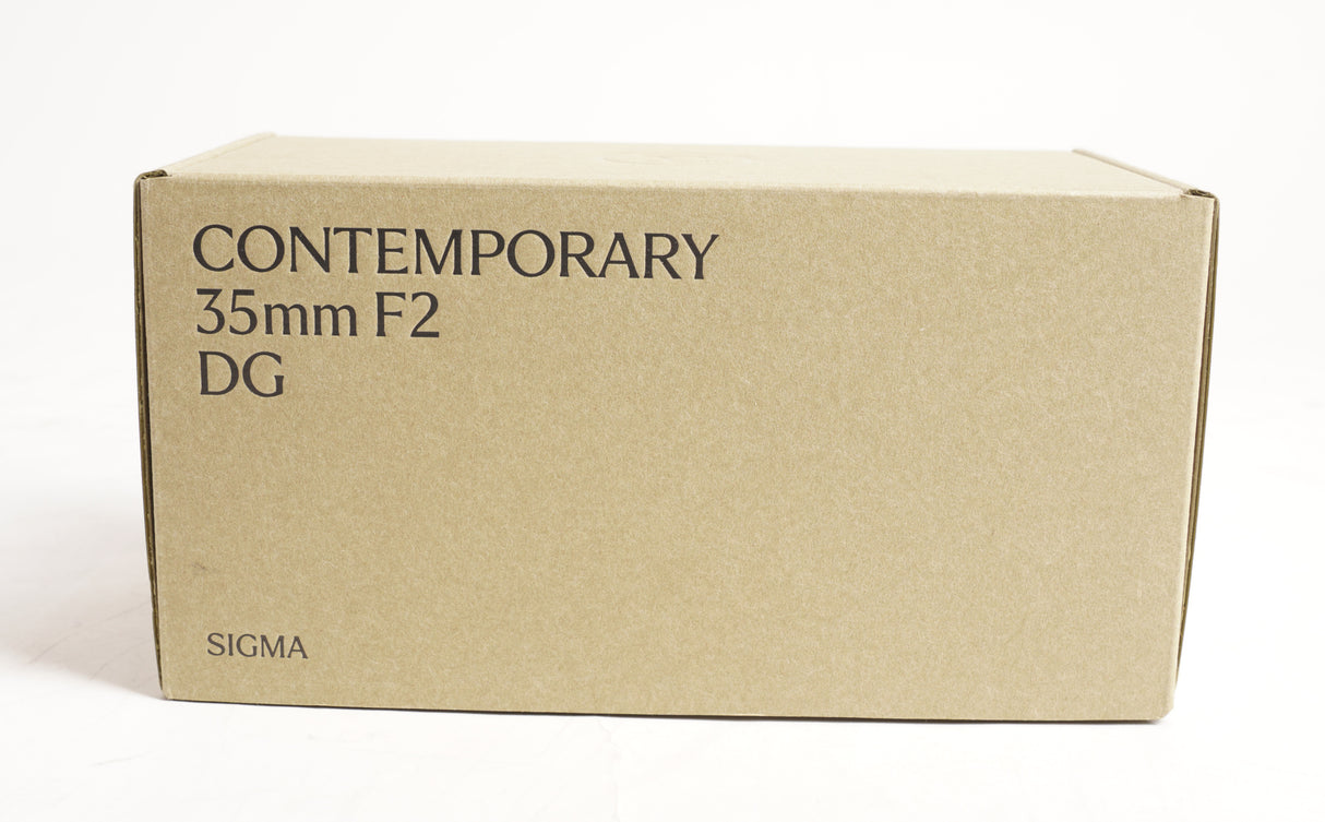Sigma 35mm F2 DG Silver Contemporary Lens for L Mount (Open Box)