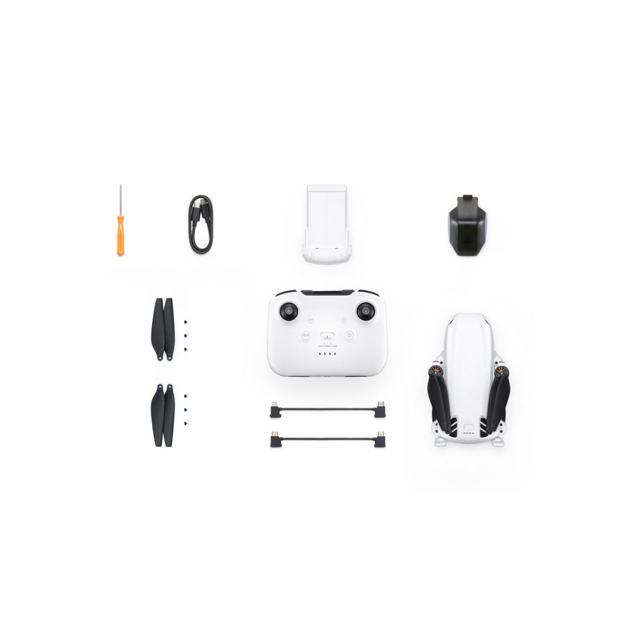 SKYROVER S1 Mini Camera Drone with 4K/60fps Video and 3-Axis Gimbal (White)