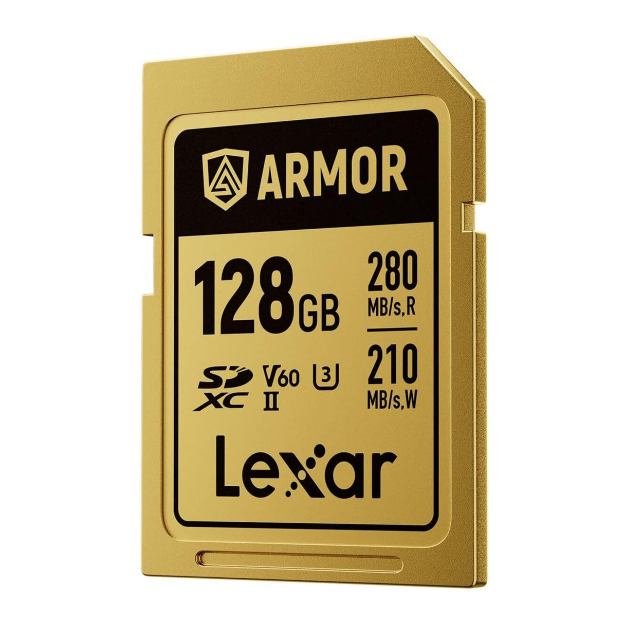 Lexar Professional ARMOR GOLD 128GB UHS-II V60 SDXC Memory Card