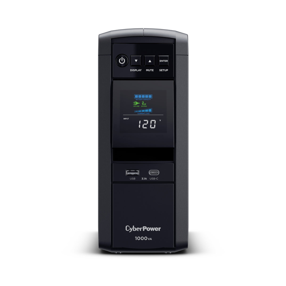 CyberPower CP1000PFCLCD PFC Sinewave UPS System Battery Backup (UL Certified)