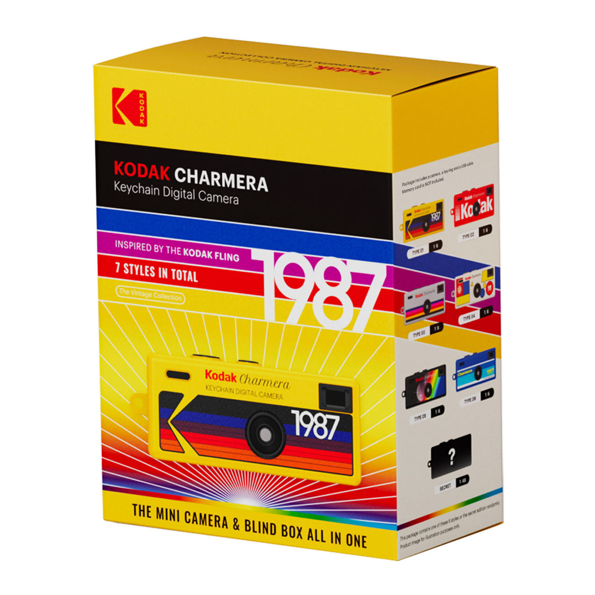Kodak Charmera Key Chain Digital Camera (Random Style Blind Box 