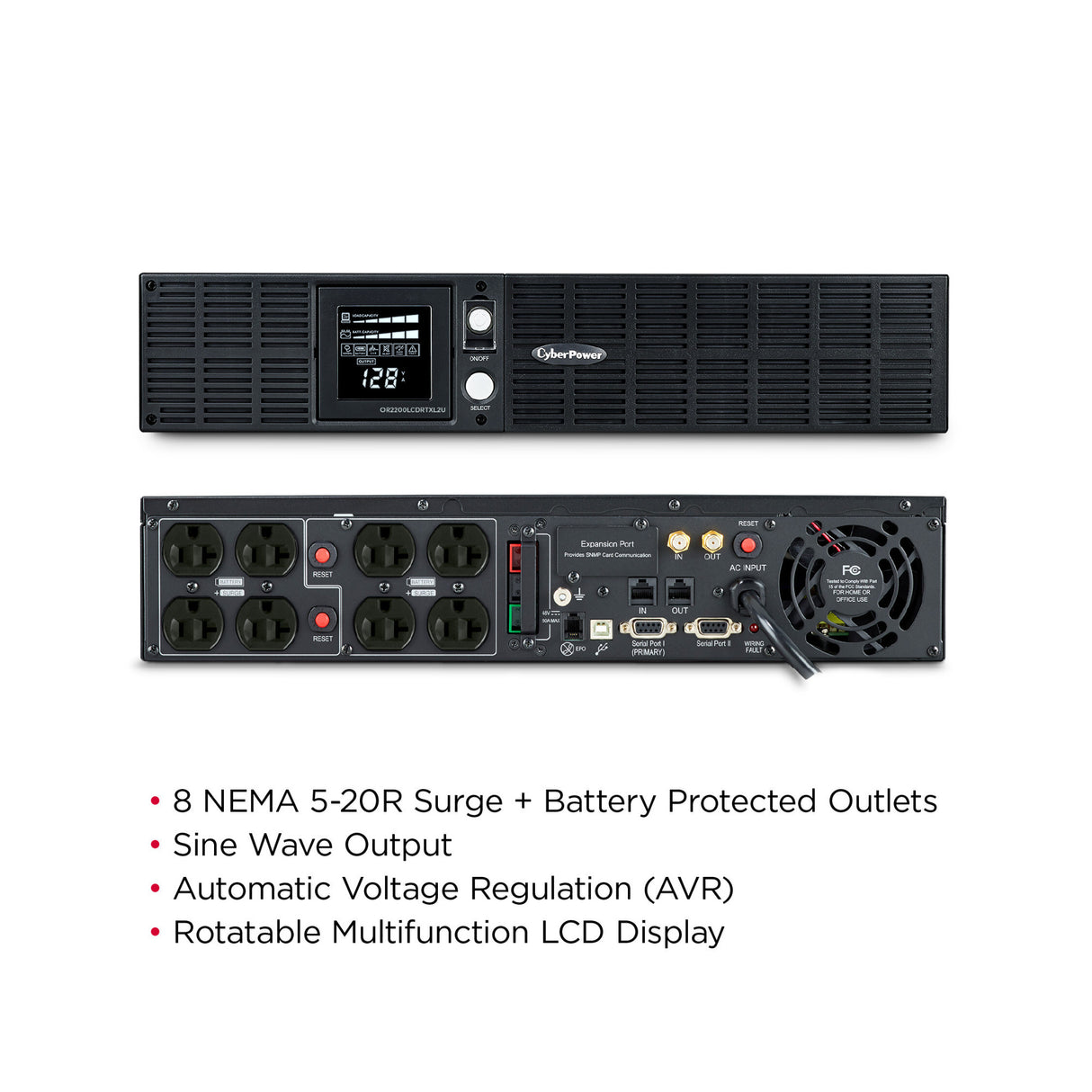 CyberPower PFC Sinewave 2000VA UPS Battery Backup and Surge Protector
