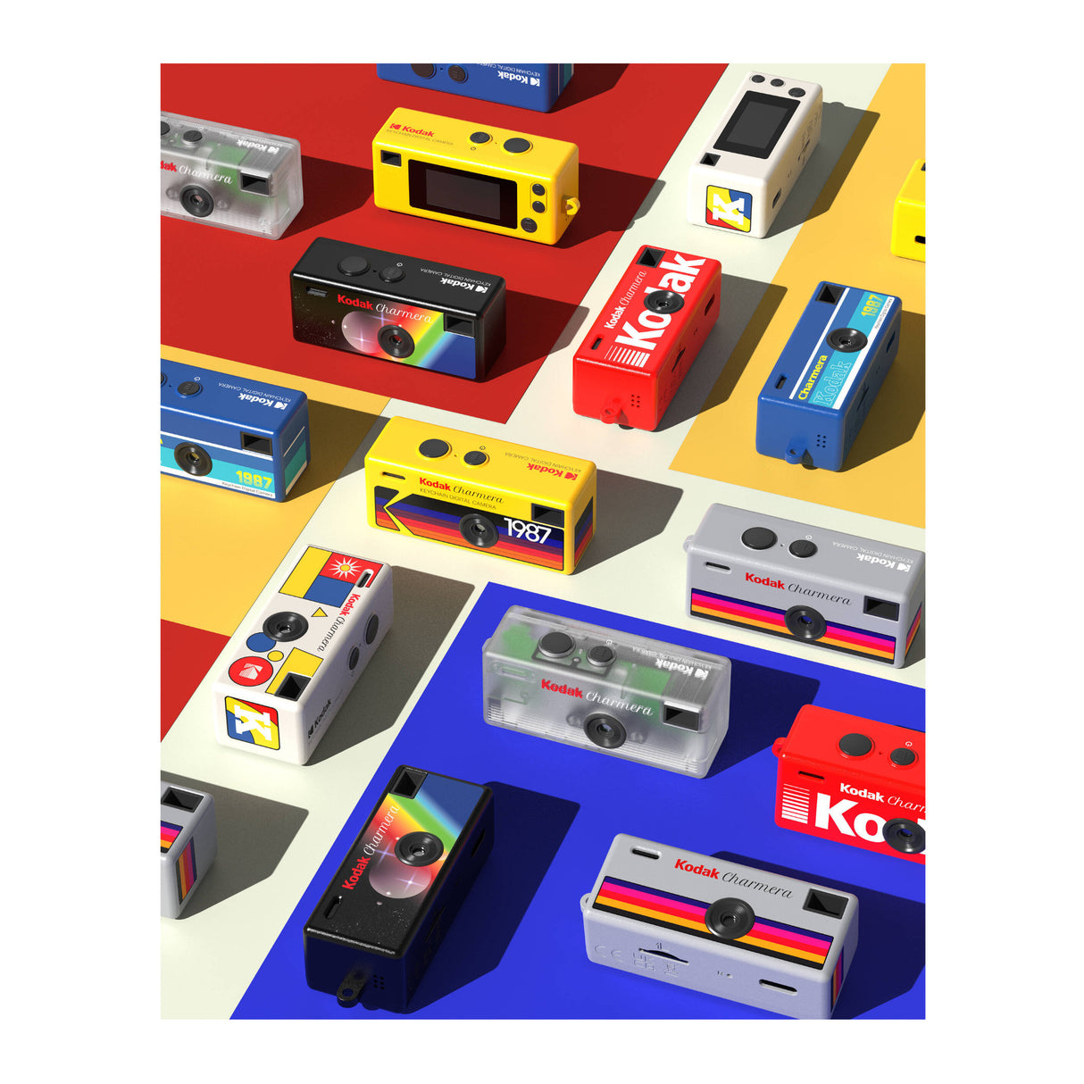 Kodak Charmera Keychain Digital Camera (6-Pack, Random Style Blind Box)