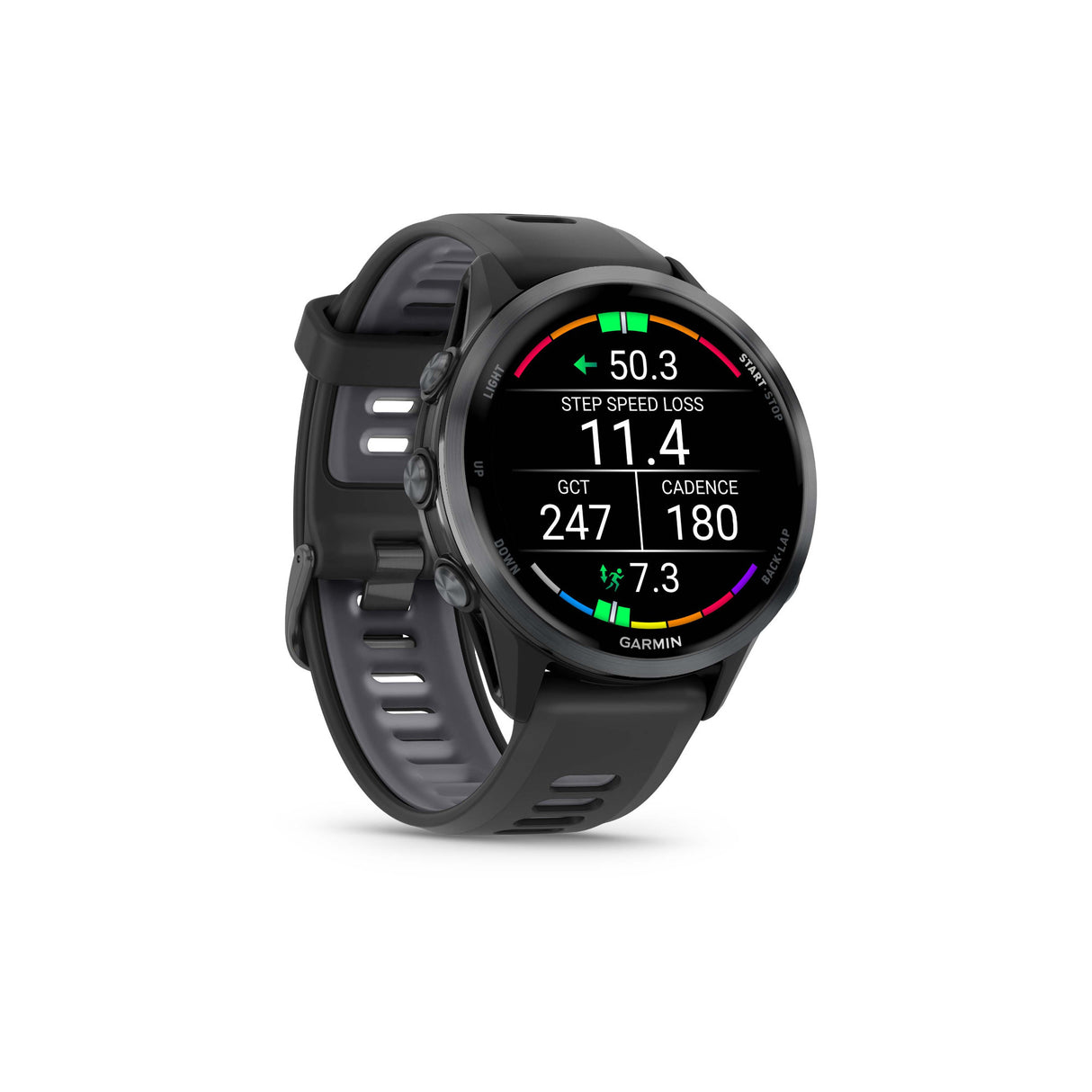 Garmin Forerunner 970 Carbon Gray DLC Titanium, Black Case and Whitestone Band (Used)