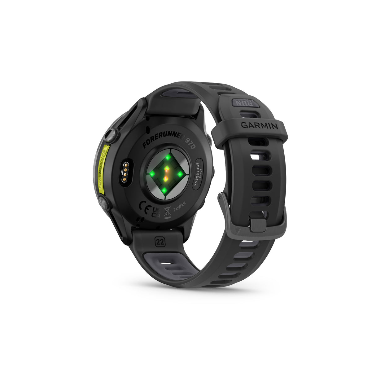 Garmin Forerunner 970 Carbon Gray DLC Titanium, Black Case and Whitestone Band (Used)
