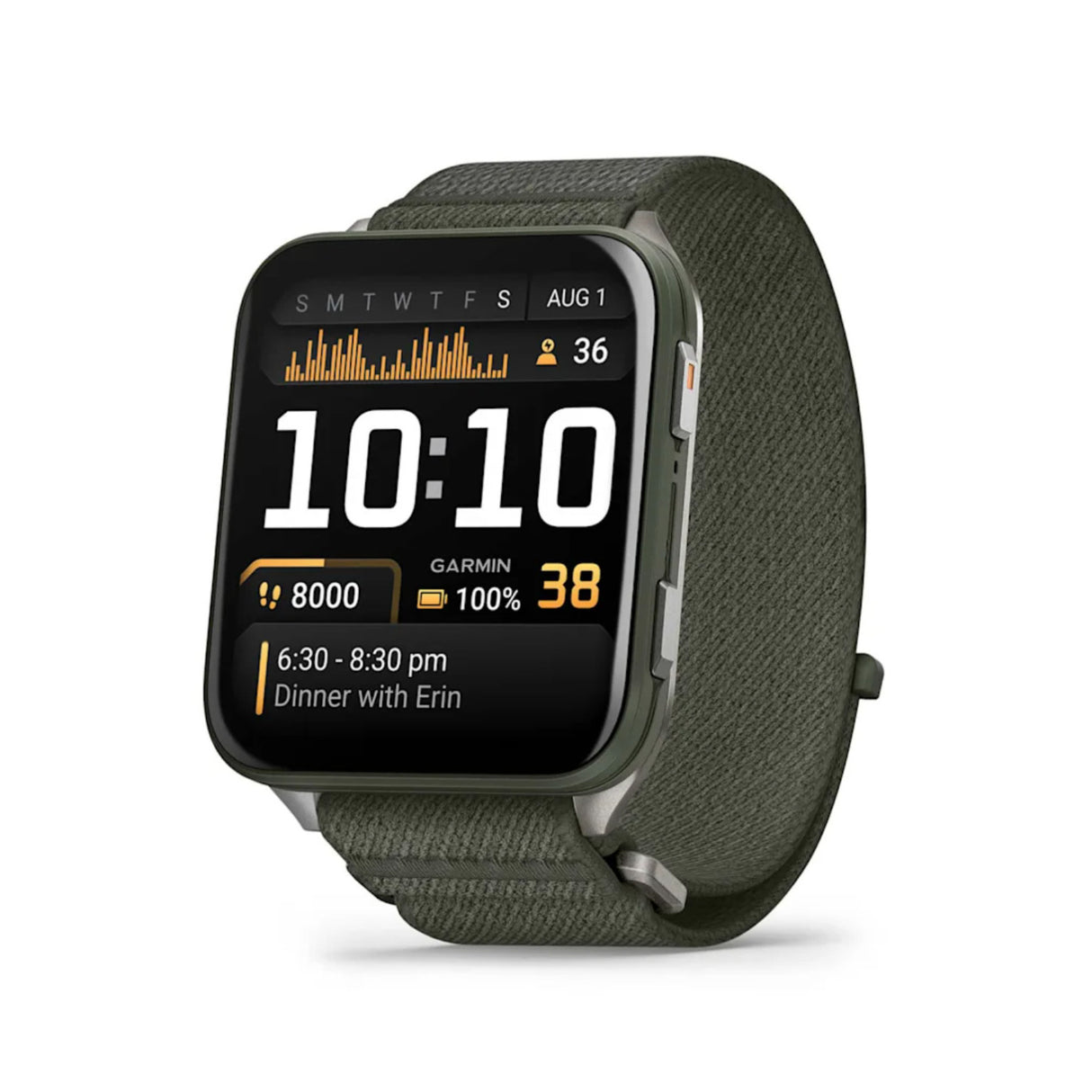 Garmin Venu X1 Moss with Titanium Caseback and Moss ComfortFit Nylon Band (Used)