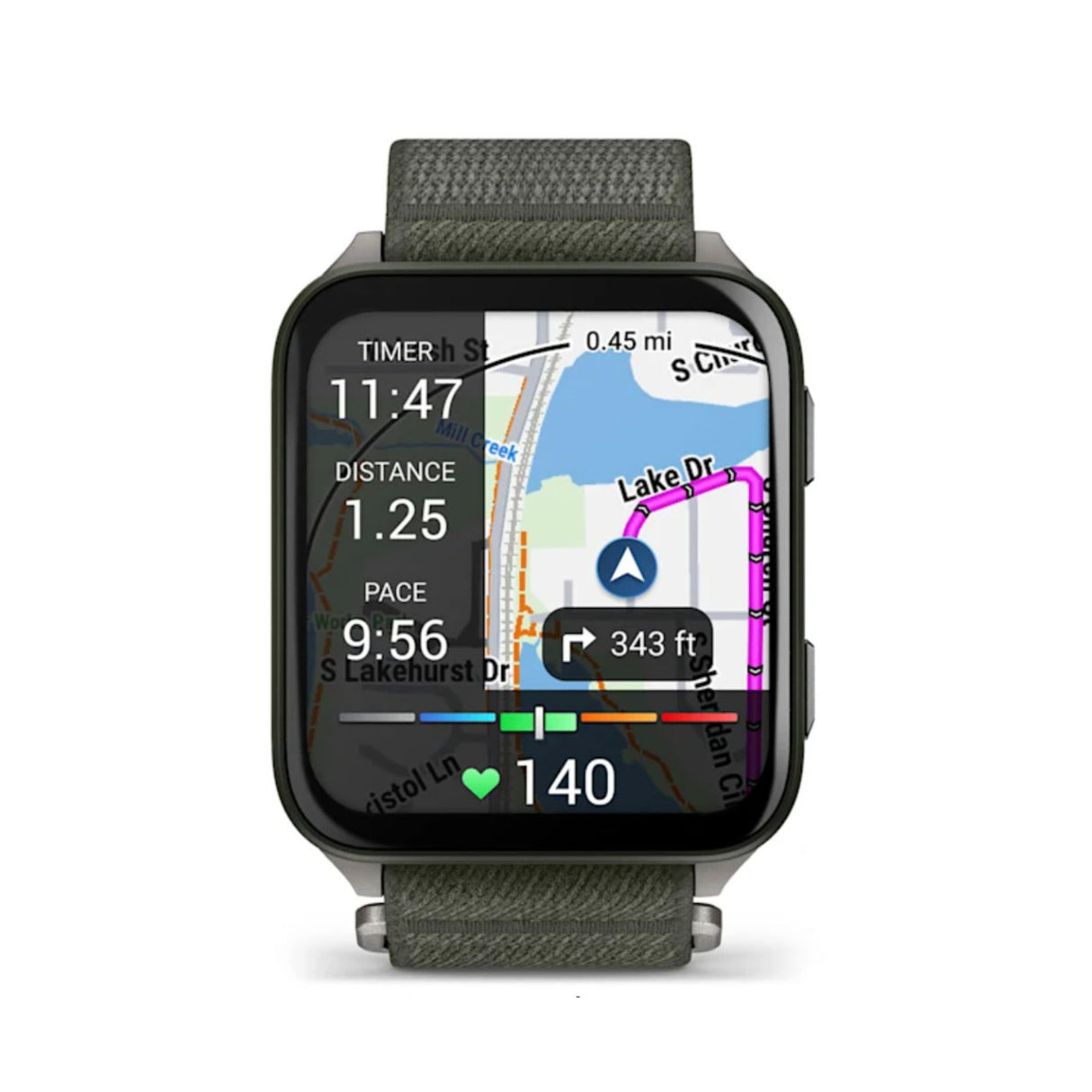 Garmin Venu X1 Moss with Titanium Caseback and Moss ComfortFit Nylon Band (Used)