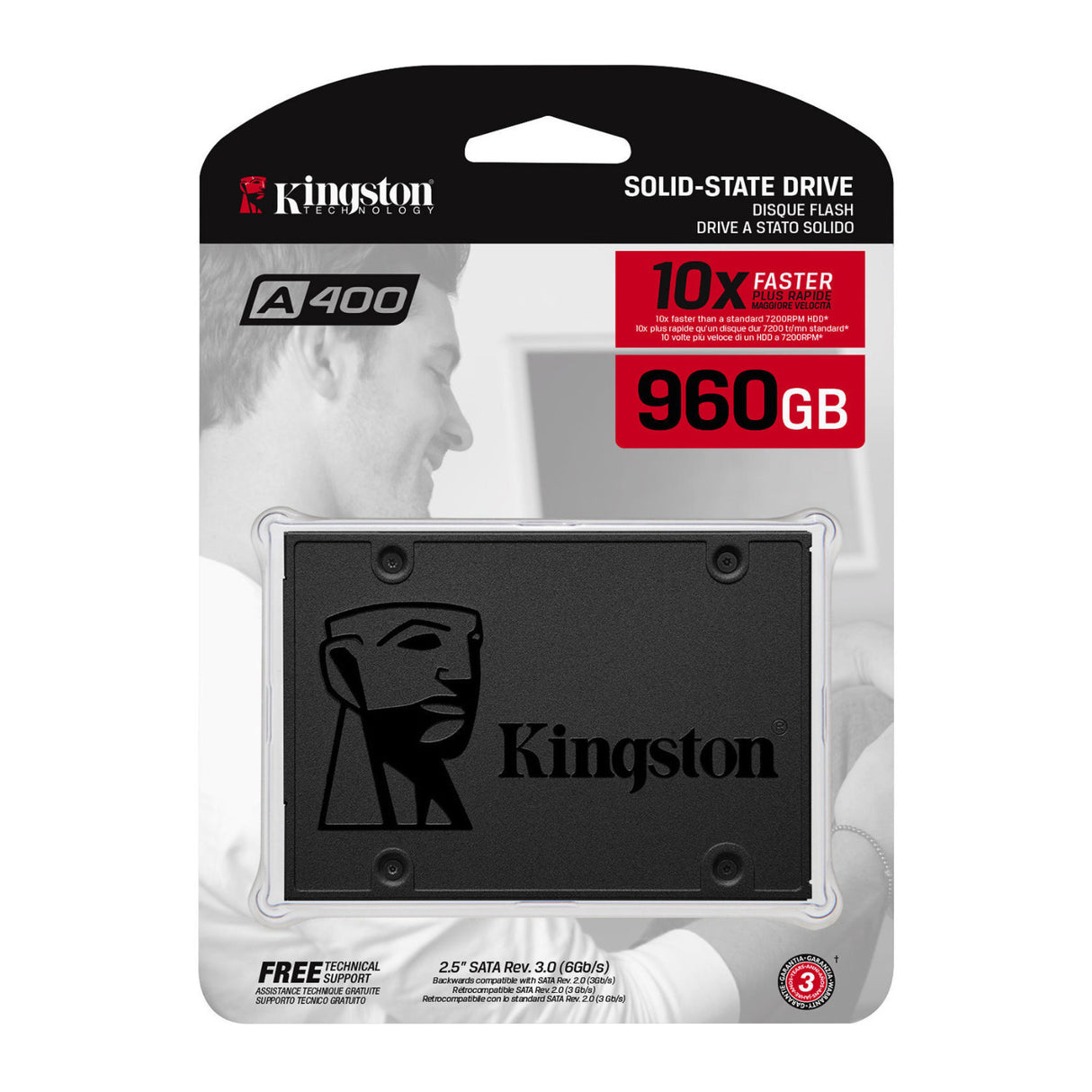 Kingston 960GB A400 SATA III 2.5-Inch Internal SSD