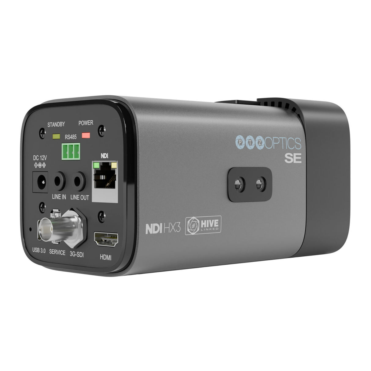 PTZOptics Studio SE Hive-Linked Camera with 20x Optical Zoom (Gray)