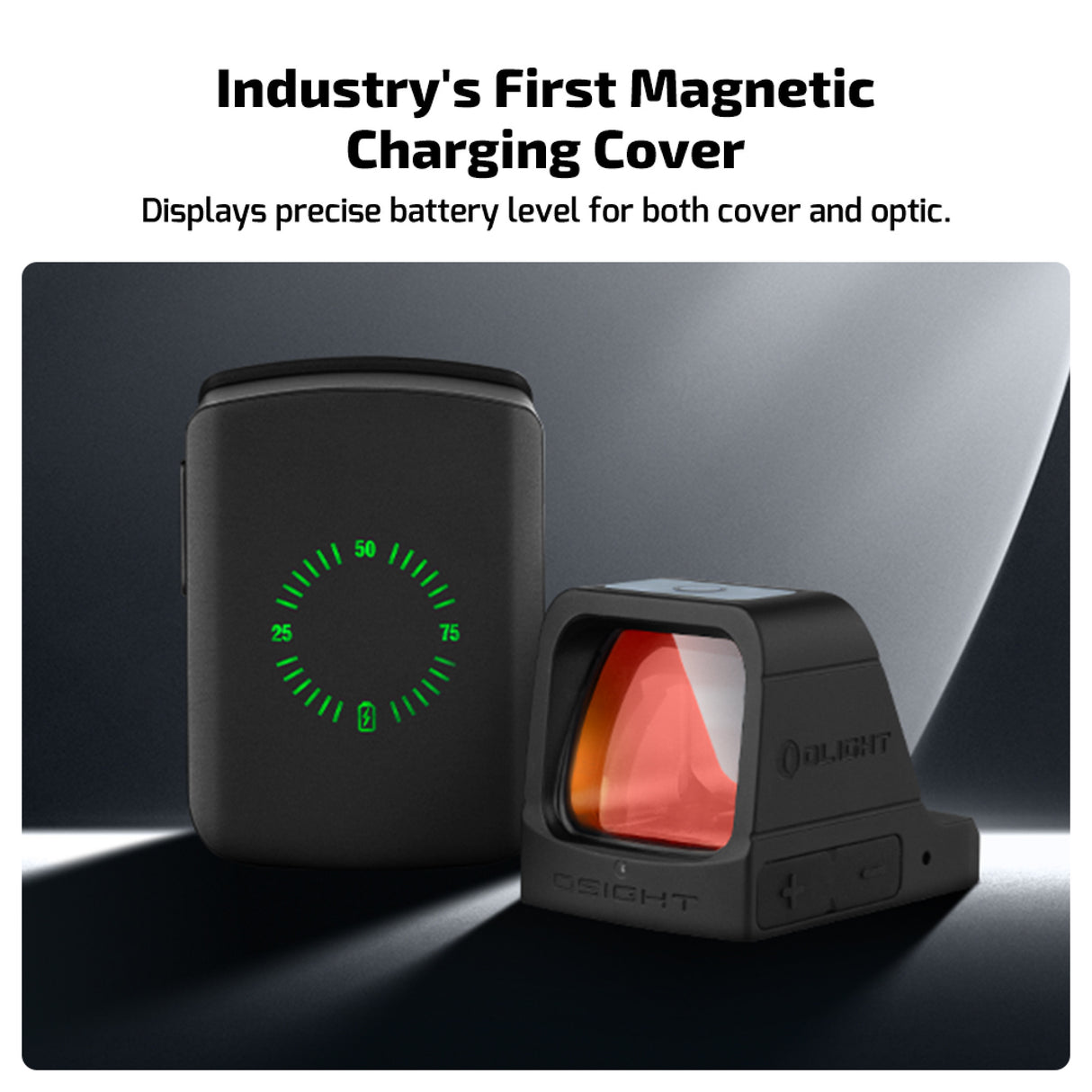 Olight Osight 3MOA Parallax Free Green Dot Sight with Magnetic Charging Cover