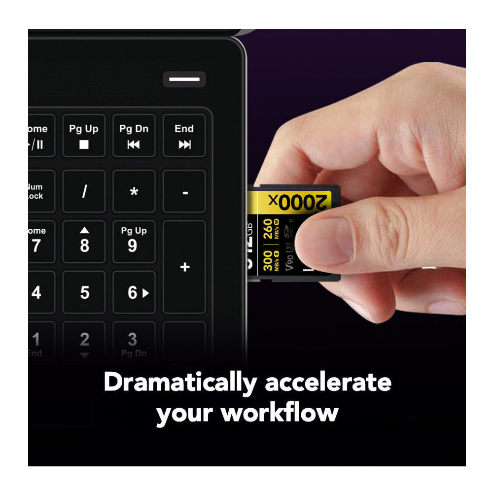 Lexar 512GB Professional 2000x UHS-II SDXC Memory Card