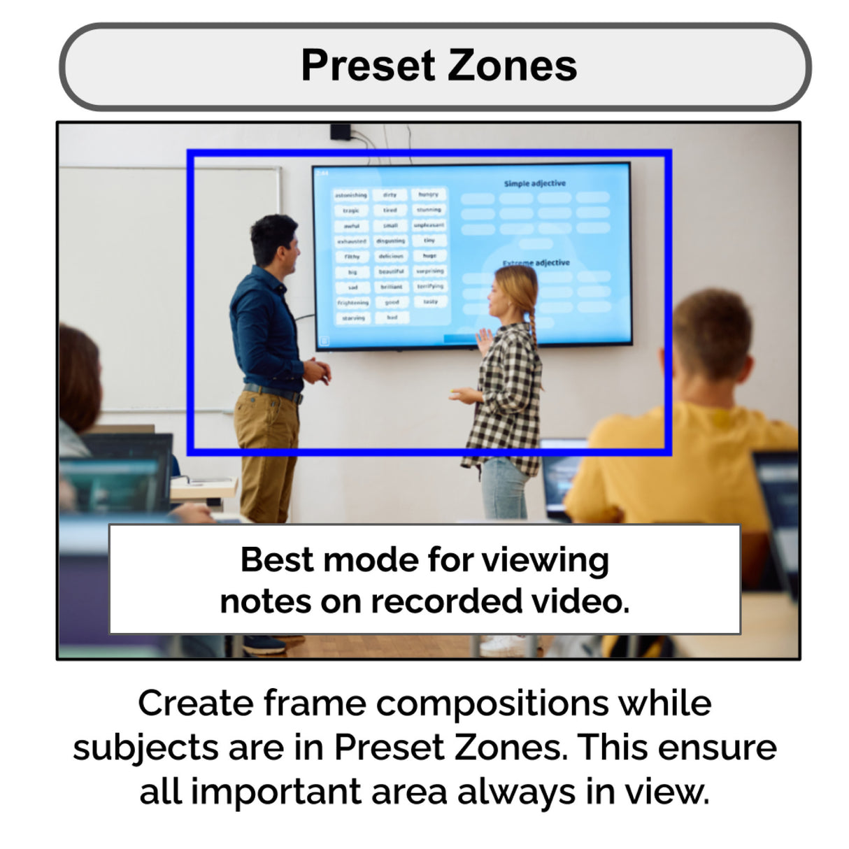 HuddleCamHD SIMPLTRACK3 1080p PTZ Camera for Conferences with 55ft Auto-Tracking