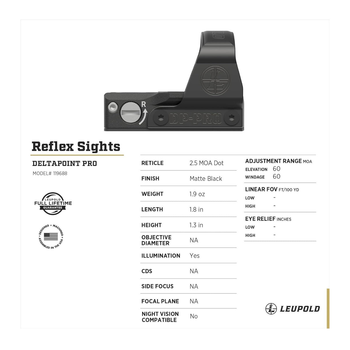 Leupold DeltaPoint Pro Reflex Sight