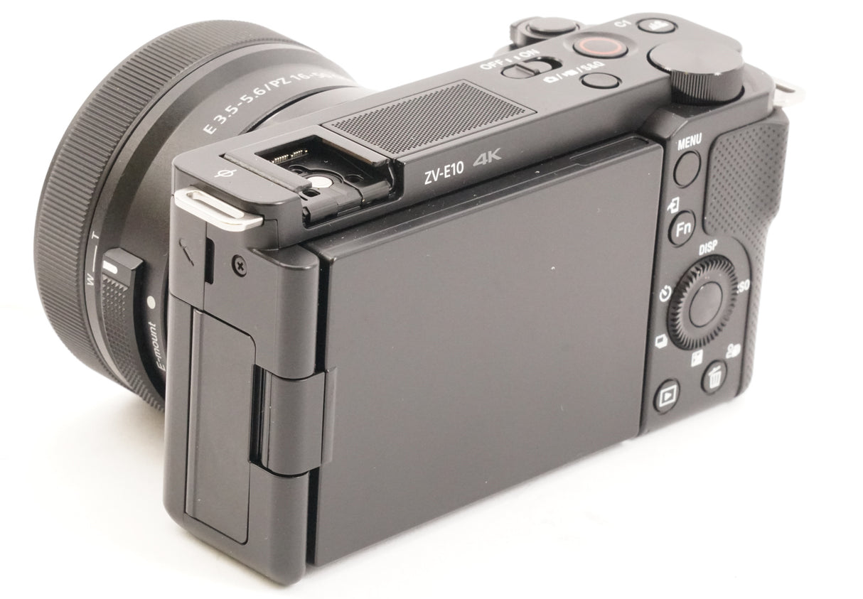 Sony ZV-E10 Mirrorless Camera with E PZ 16-50mm F3.5-5.6 OSS II Lens (Black) (Used)