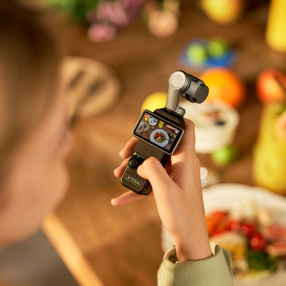 Xtra Edge Muse Gimbal Action Camera with 128GB MicroSD and Accessories Bundle