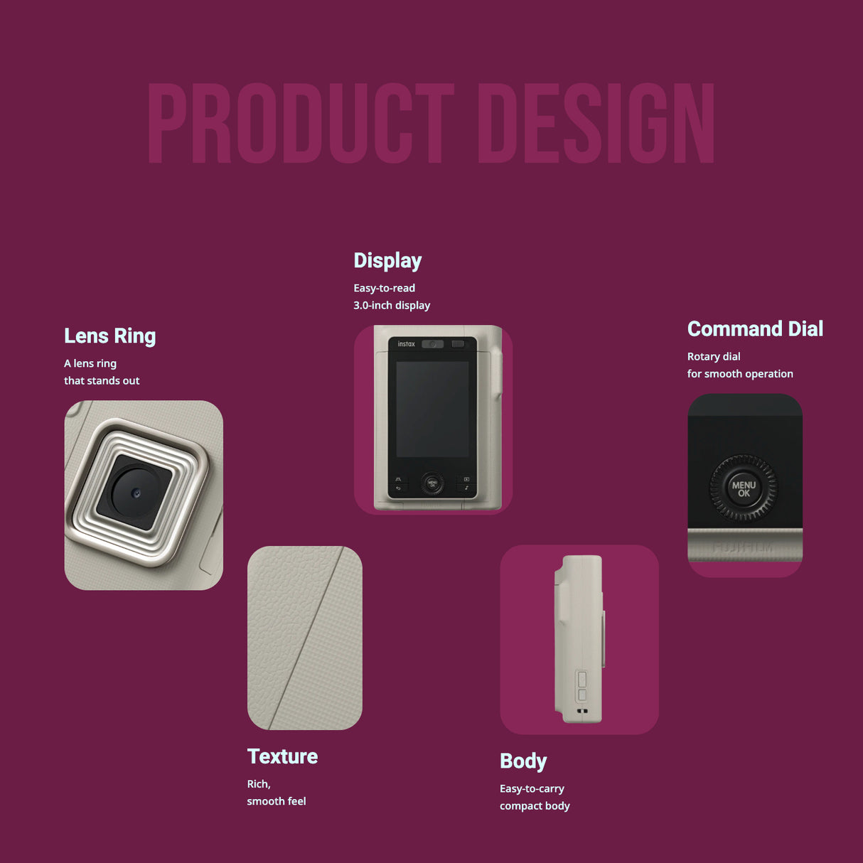 Fujifilm Instax Mini Instant Camera (Sand) with Twin Film (20 Exp, 2 Pack)