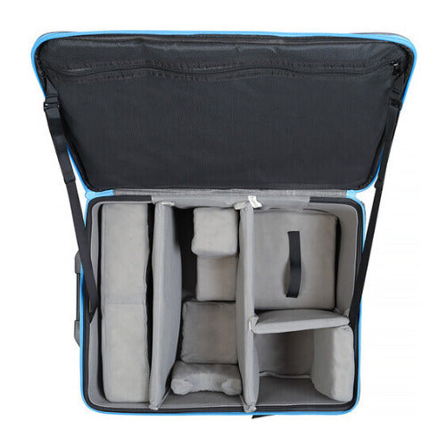 Nanlite Rolling Padded Case for Forza 300B II, 500B II, or FL-20G Fresnel (Gray)