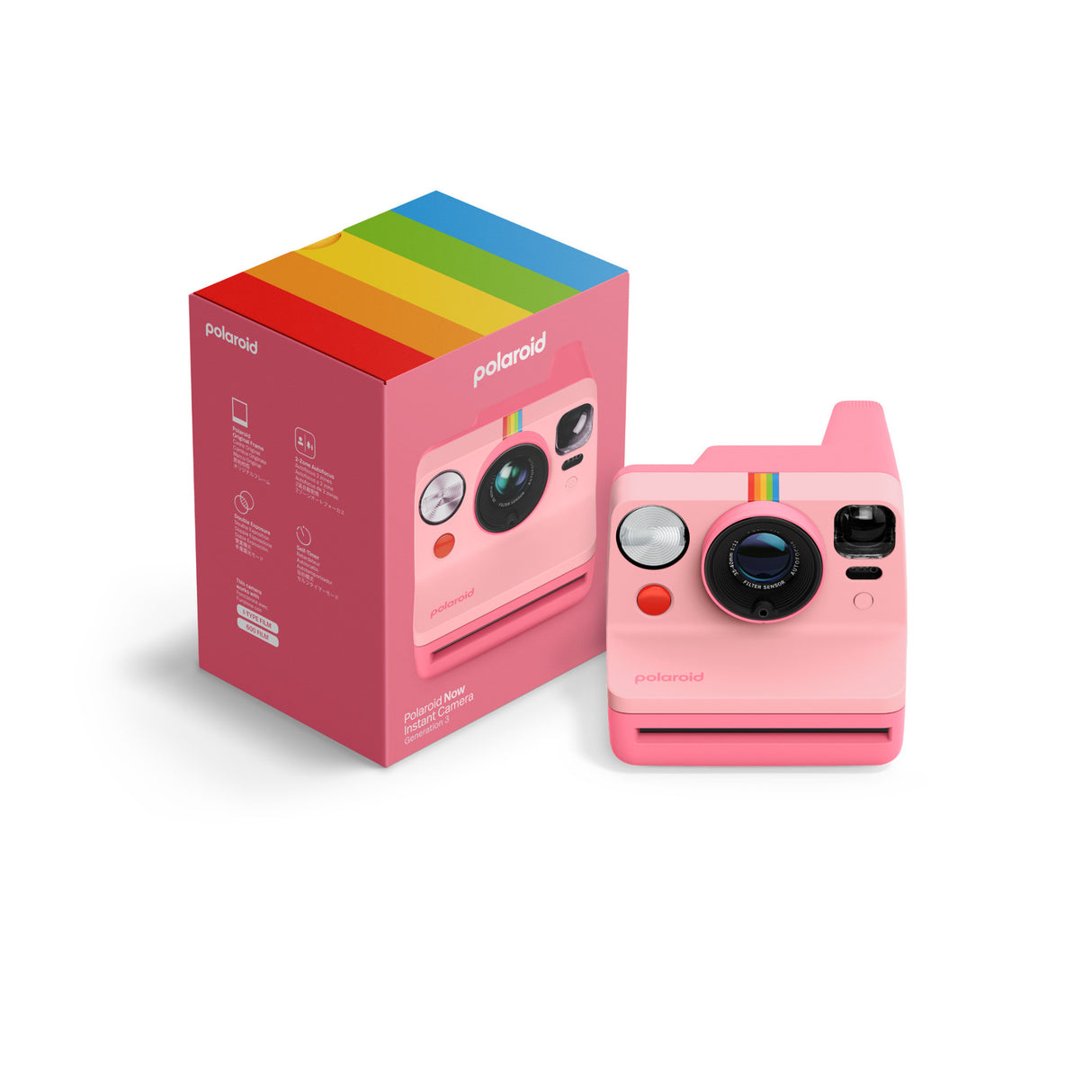 Polaroid Now Generation 3 Instant Camera (Pink)