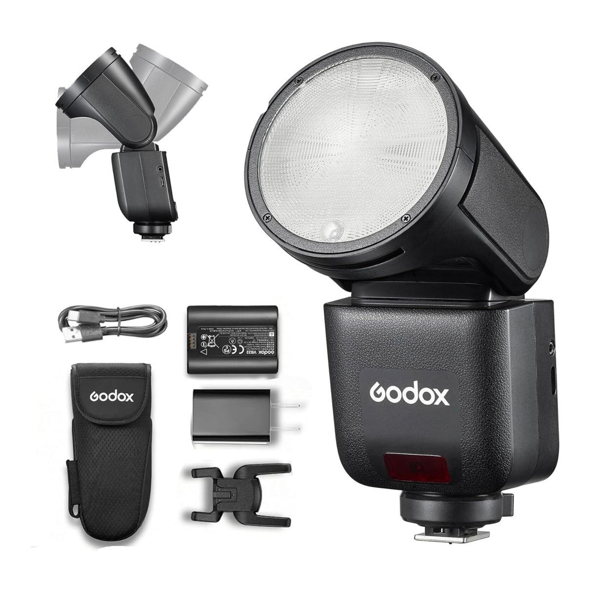 Godox On-Camera Flash for Nikon - 2.4G Wireless System, Touchscreen (Black)