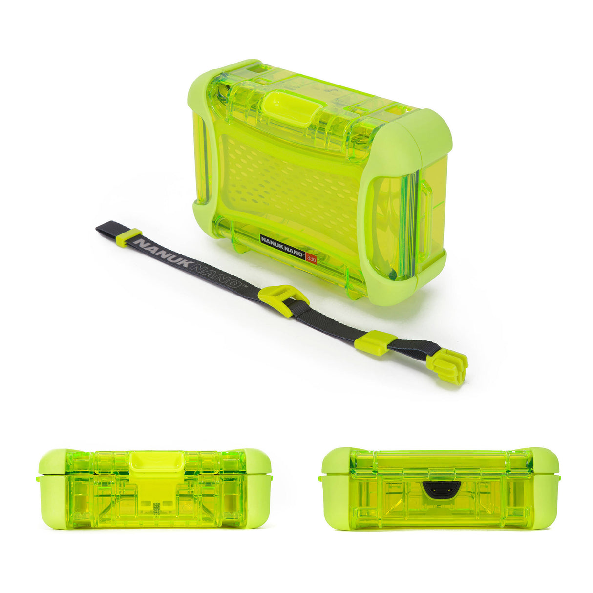 NANUK 330 Nano Series Waterproof Large Hard Case (Lime)