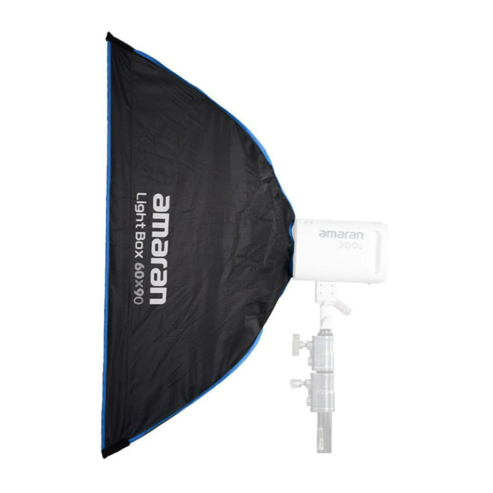 Amaran Ray 360c Full-Color COB Video Light (US) with Light Box 60x90 Softbox