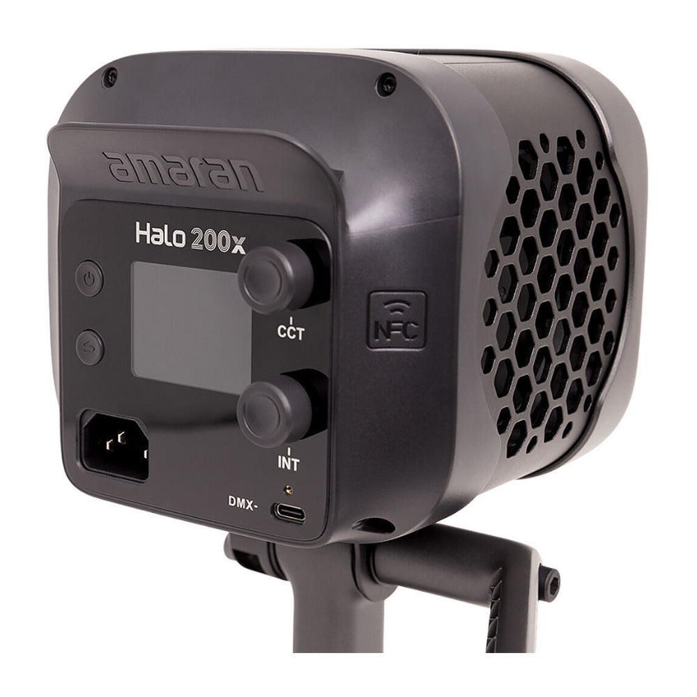 Amaran Halo 200x LED Monolight 2700-6500K Bi-Color with High CRI and DMX Support (Black)