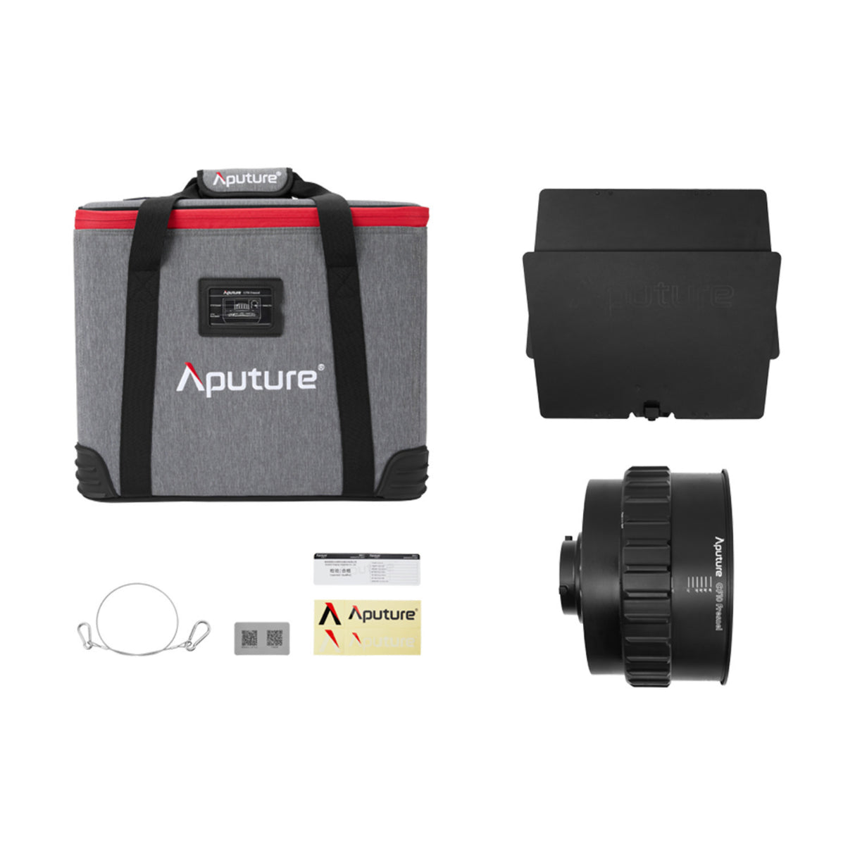 Aputure Storm 700x LED Monolight Bundle with CF10 Fresnel and Barn Doors Kit