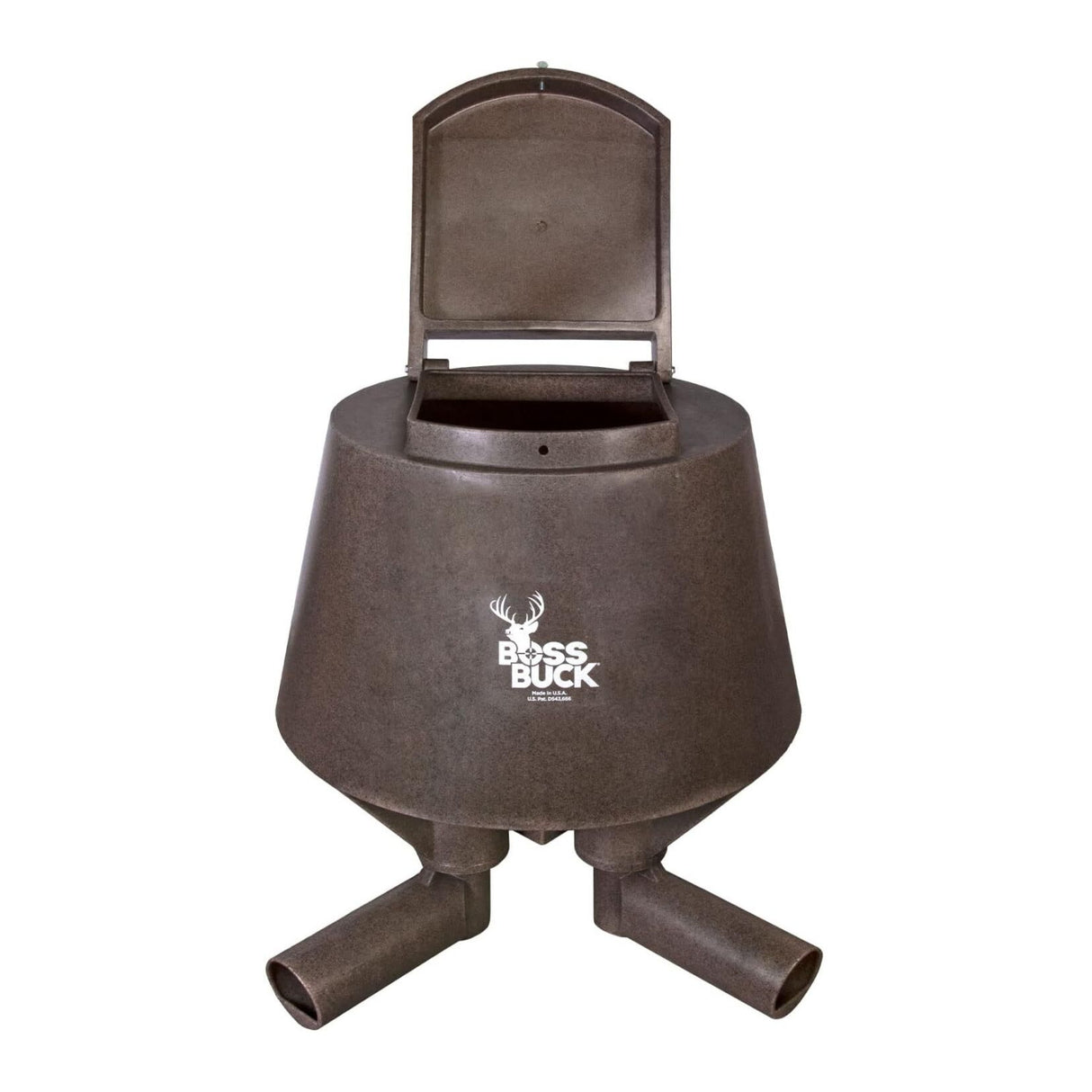 BOSS Buck 200lbs Deer Post Feeder with 4 Removable Tubes and Lid