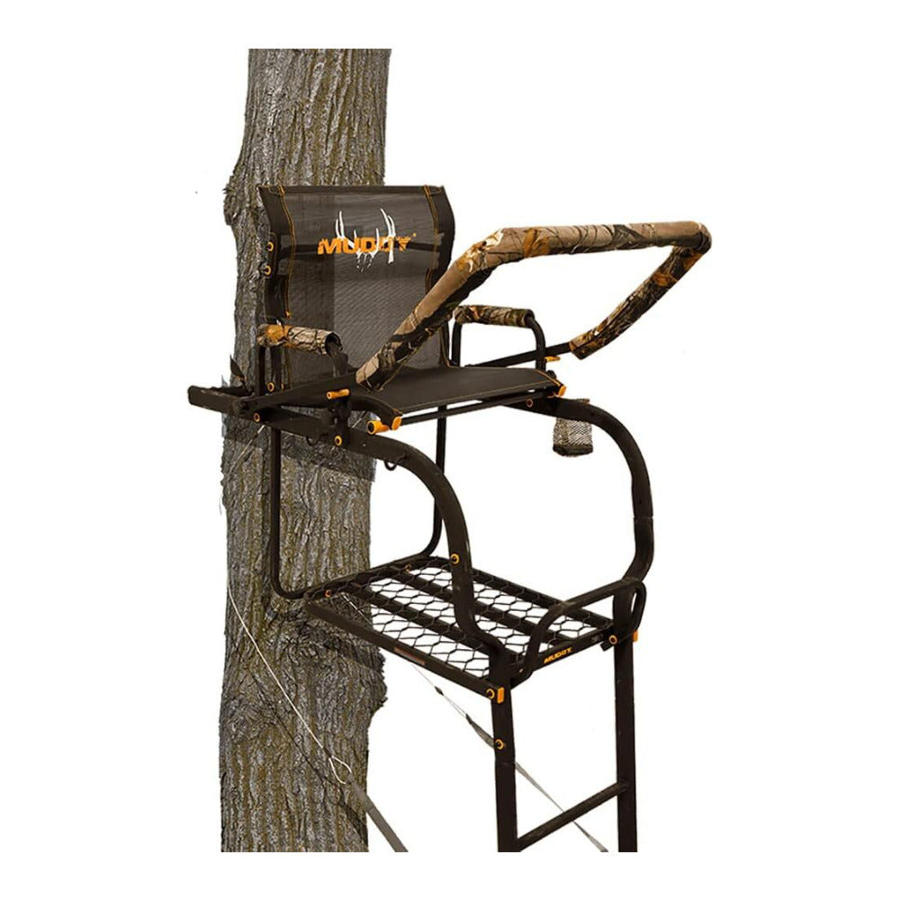 Muddy 20' Odyssey XTL Ladder Tree Stand with Tree-Lok System (350 lb. Capacity)