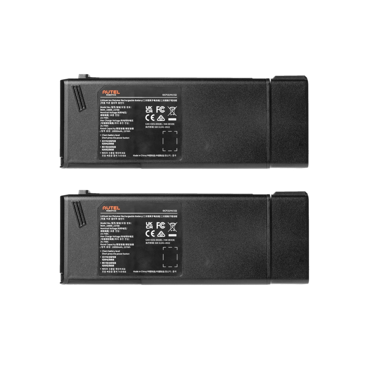 Autel Titan 10,000mA High-performance Rechargeable Lithium Battery (2 Units)