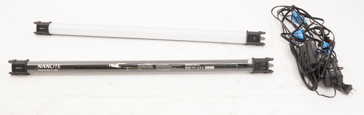 Nanlite PavoTube II 2' 15C RGB LED Tube Light 2-Light Kit with 2700-7500K CCT (Used)
