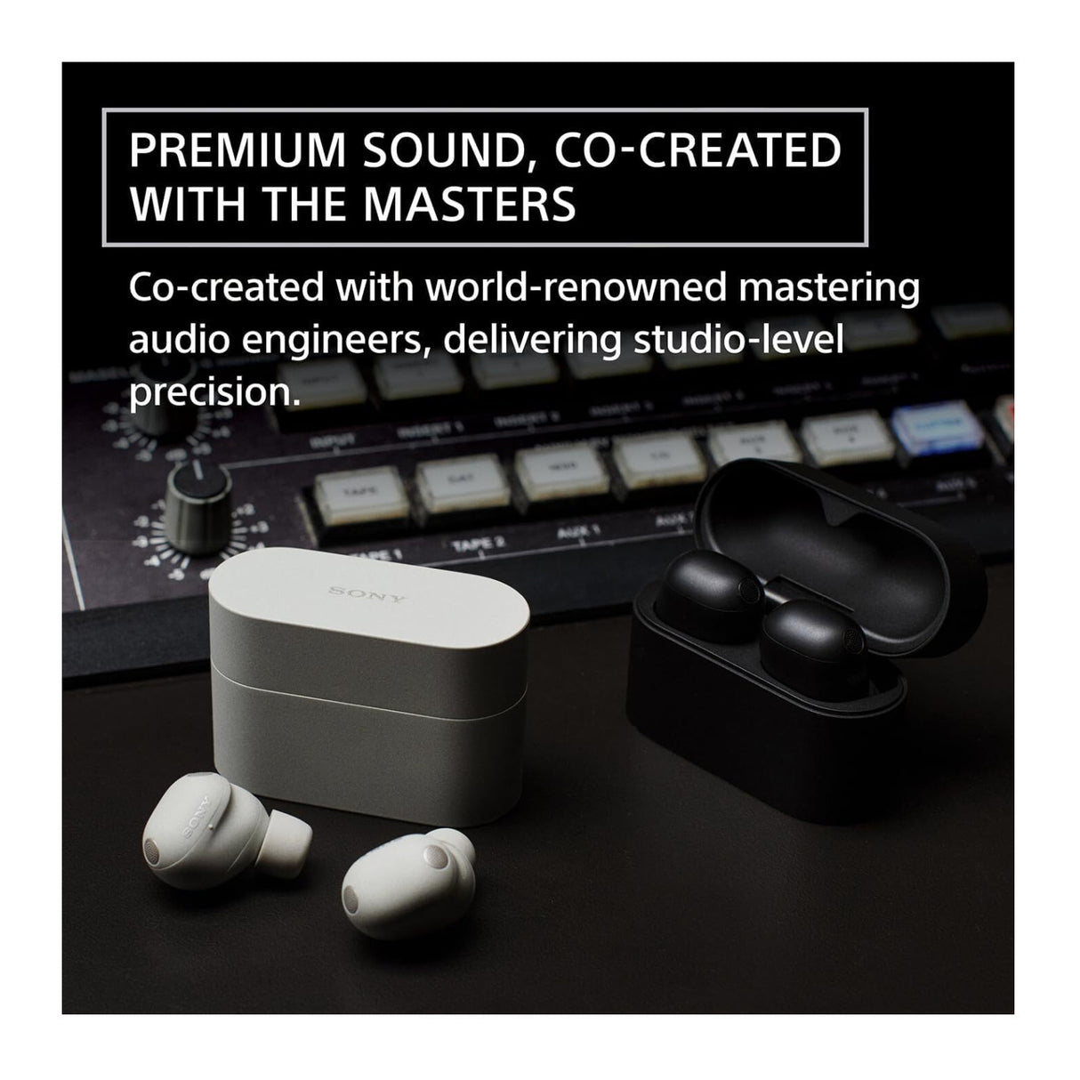 Sony WF-1000XM6 Wireless Earbuds (Black) with Accessories Bundle