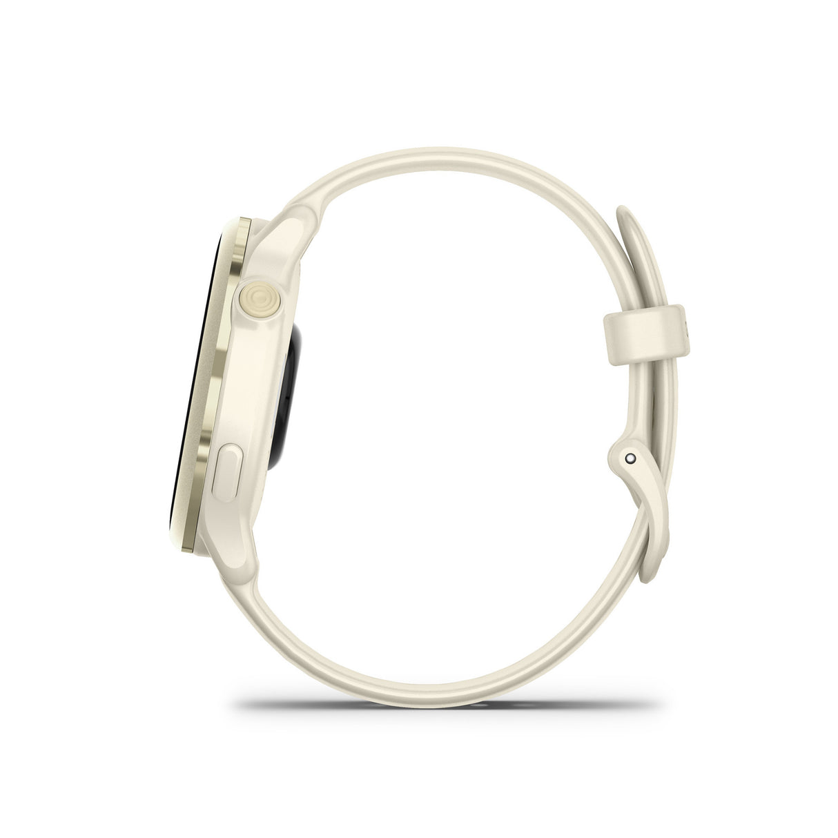 Garmin vivoactive 6 GPS Smartwatch (Lunar Gold/Bone) with Earbuds Bundle