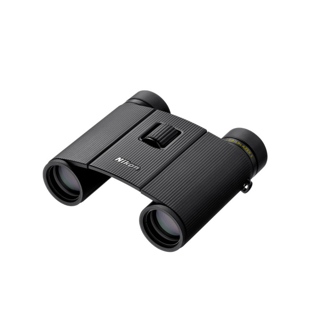 Nikon Trailblazer II 10x25 Compact Binoculars (Black) with Sling Strap Bundle