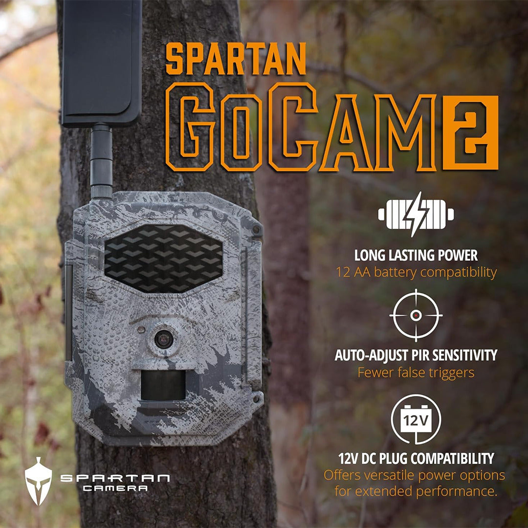 Spartan GoCam2 4G/LTE 1080p Trail Camera Bundle with Memory Card and Card Reader