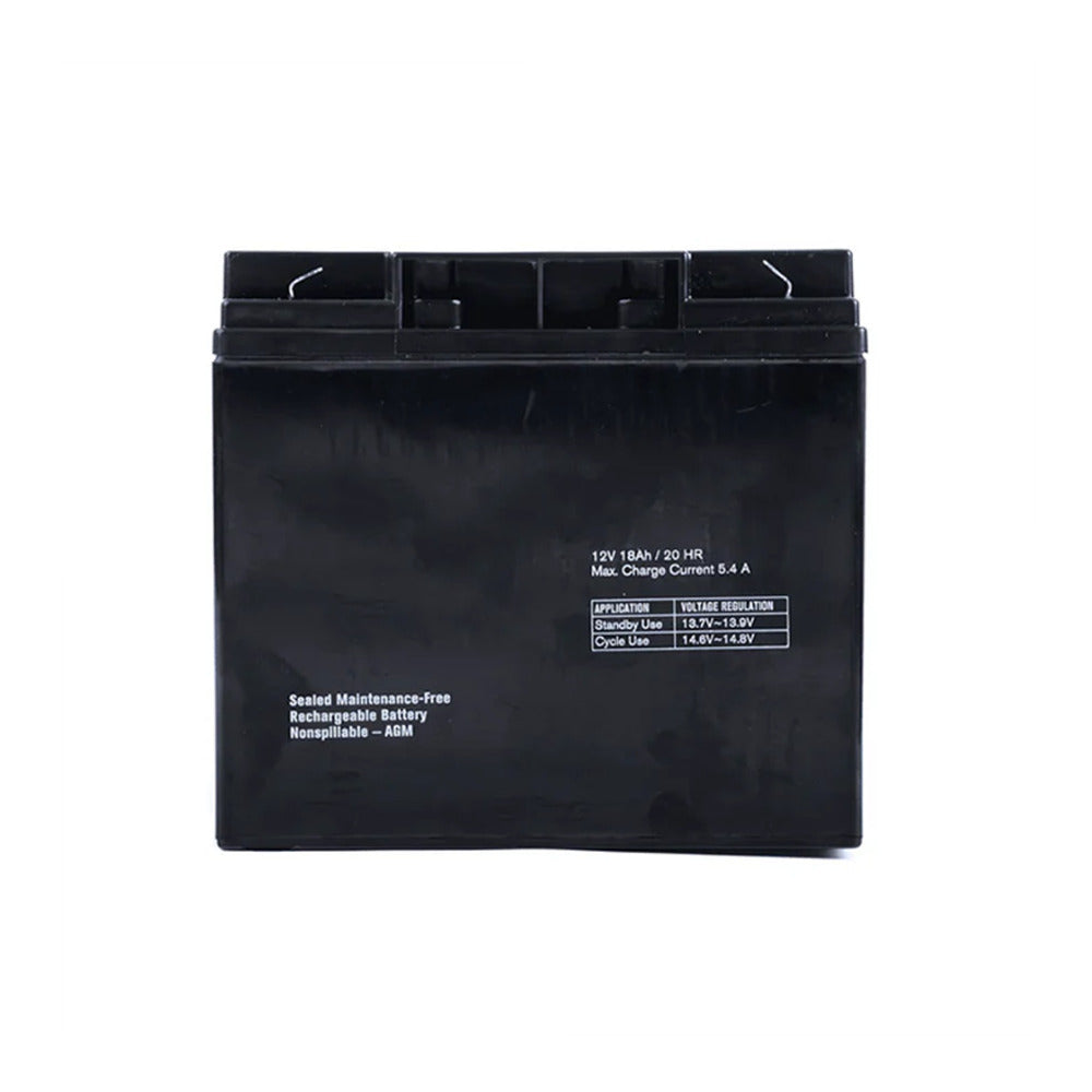 Spartan 12V Spill-proof Sealed Lead Acid (SLA) External Battery with 18 Amp-Hrs