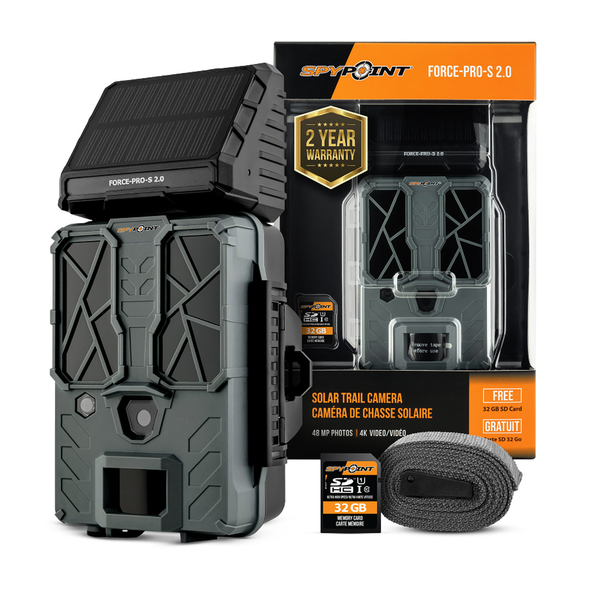 Spypoint FORCE-PRO-S 2.0 Trail Camera (6-Pack) with Accessories Bundle
