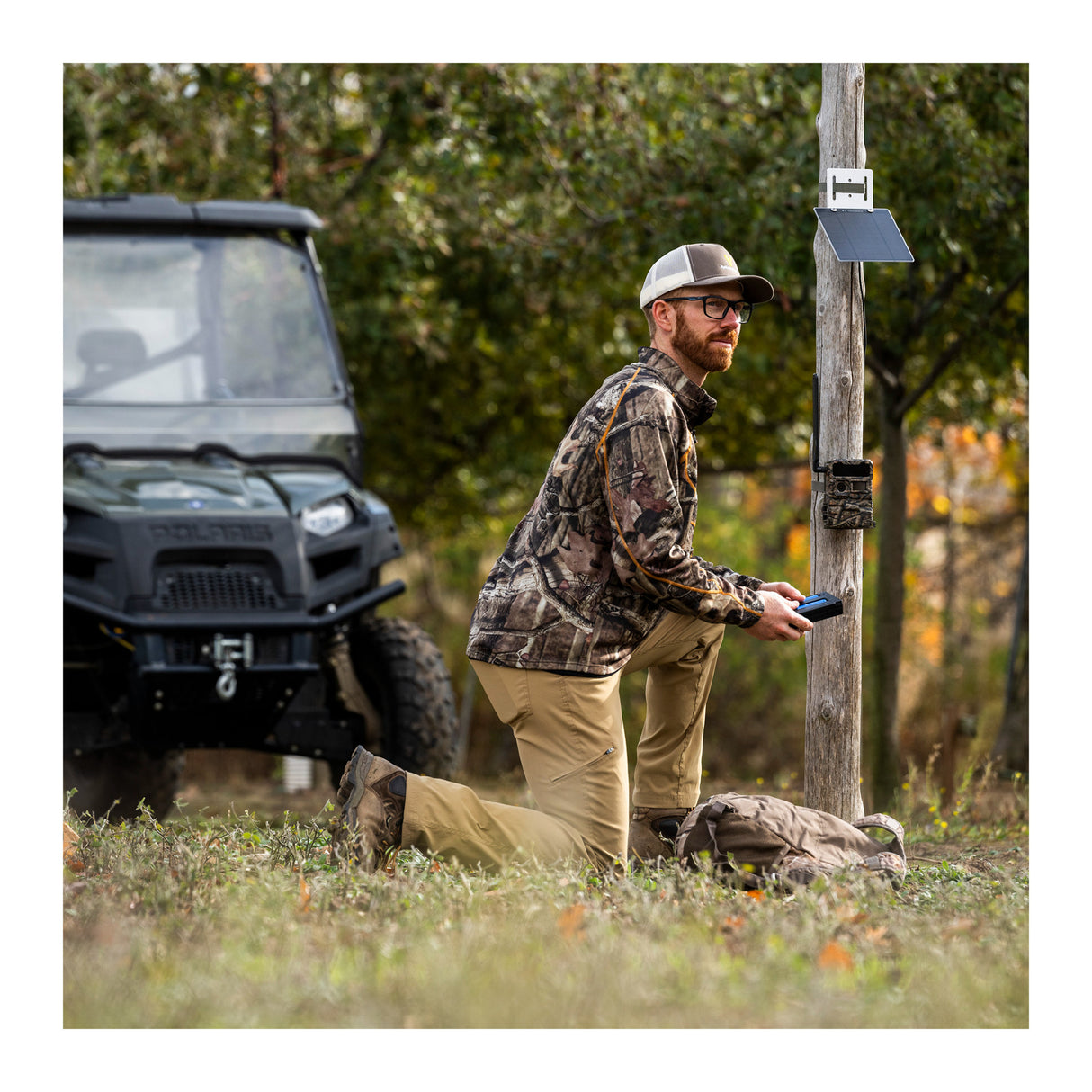 Yellowstone Y2 Black Wide Lens Bundle with Batteries, Solar Panels, and Accessories (2-Pack)