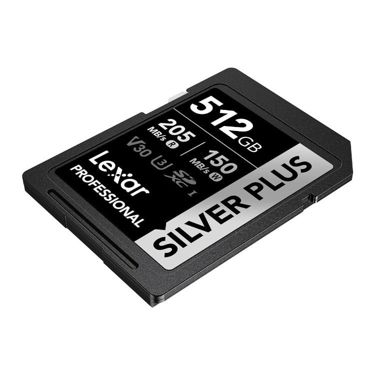 Lexar 512GB Professional SILVER PLUS UHS-I SDXC Memory Card