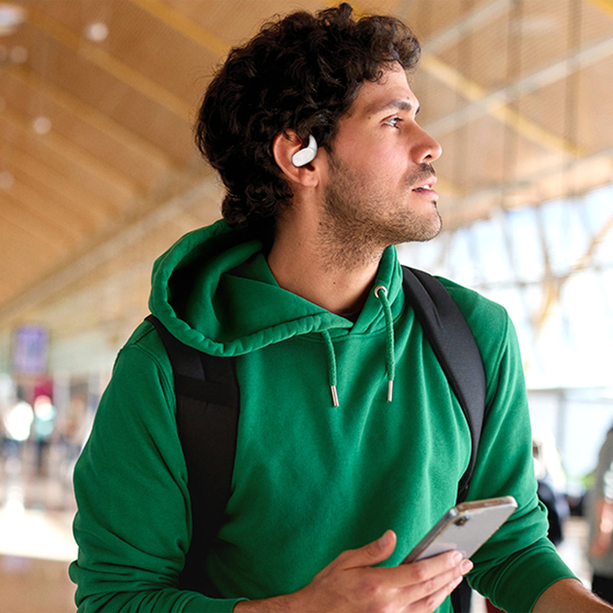 JBL Sense Lite True Wireless Open-Ear Earbuds with 32 hours of Playtime (Blue)