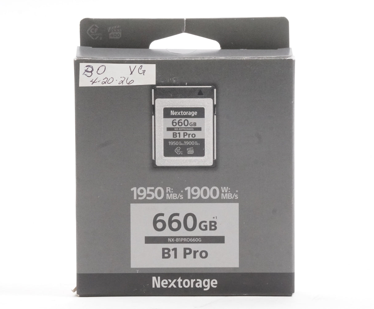 Nextorage B1 Pro Series CFexpress Type B 660GB Memory Card (Used)