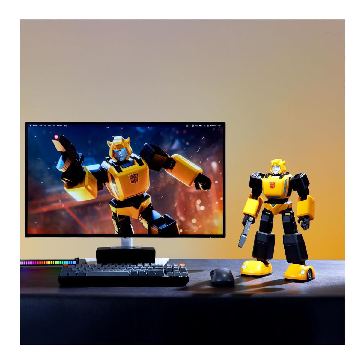 Robosen Bumblebee G1 Programmable Robot Toy with Voice and App Control, 17 Joints, Authentic Sounds