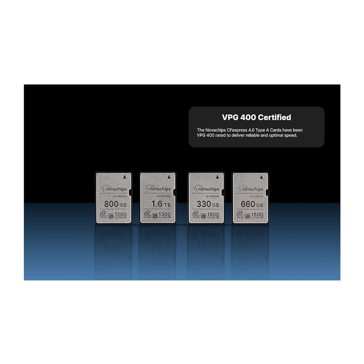 Novachips Express 400GB CFexpress 4.0 Type A Memory Card